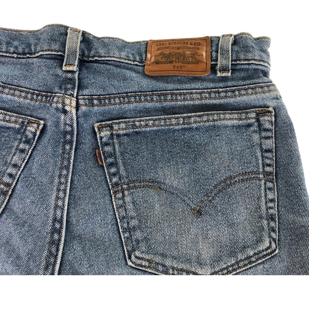 Levi's 540 Flex Relaxed Fit‎ Jeans Men's W38 L30 Blue Denim Straight Leg